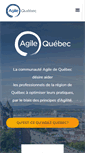 Mobile Screenshot of agilequebec.ca
